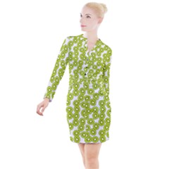 Fruit Life 4 Button Long Sleeve Dress by Valentinaart