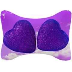 Two Hearts Seat Head Rest Cushion by essentialimage