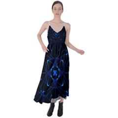 Digital Handdraw Floral Tie Back Maxi Dress by Sparkle