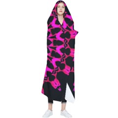 Digital Handdraw Floral Wearable Blanket by Sparkle