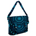 Digital Handdraw Floral Buckle Messenger Bag View1