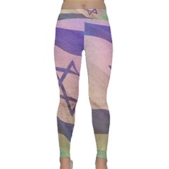 Israel Classic Yoga Leggings by AwesomeFlags