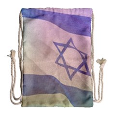 Israel Drawstring Bag (large) by AwesomeFlags