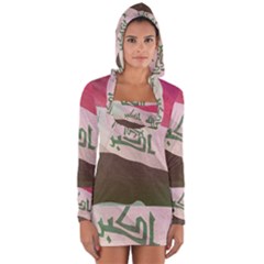 Iraq Long Sleeve Hooded T-shirt by AwesomeFlags