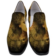 Surreal Steampunk Queen From Fonebook Women Slip On Heel Loafers by 2853937