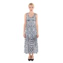 Dots Motif Geometric Print Design Sleeveless Maxi Dress View1