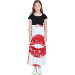 Red Lipsticks Lips Make Up Makeup Kids  Skirt by Dutashop