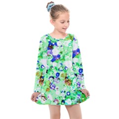 Summer Sequins Kids  Long Sleeve Dress by essentialimage