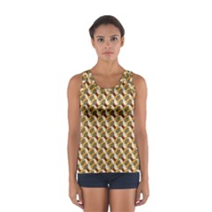 Abstract Illusion Sport Tank Top  by Sparkle