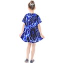 Lines Flash Light Mystical Fantasy Kids  Smock Dress View2