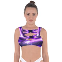 Illustration Scene Blue Bandaged Up Bikini Top by Dutashop