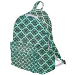 Pattern Texture Geometric Pattern Green The Plain Backpack by Dutashop