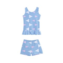 Pattern 3d Kids  Boyleg Swimsuit by Dutashop