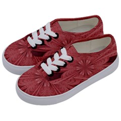 Background Floral Pattern Kids  Classic Low Top Sneakers by Dutashop