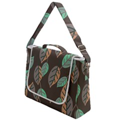 Leaf Brown Box Up Messenger Bag by Dutashop