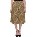 Gold Background Modern Classic Midi Skirt View1