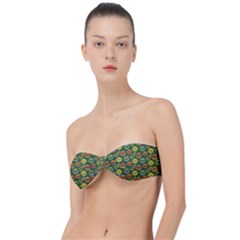 Background Fruits Several Classic Bandeau Bikini Top  by Dutashop