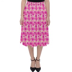 Heart Pink Classic Midi Skirt by Dutashop