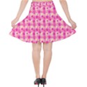 Heart Pink Velvet High Waist Skirt View2