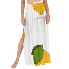 Lemon Fruit Maxi Chiffon Tie-up Sarong by Dutashop