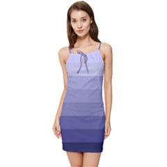 Stripes Summer Tie Front Dress by grafikamaria