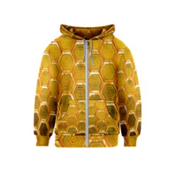 Hexagonal Windows Kids  Zipper Hoodie by essentialimage365