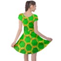 Hexagon Window Cap Sleeve Dress View2