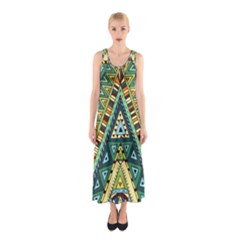 Native Mandala Sleeveless Maxi Dress by goljakoff