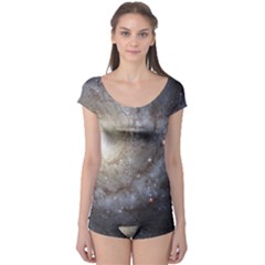 Spiral Galaxy Boyleg Leotard  by ExtraAwesomeSauce