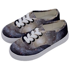 Spiral Galaxy Kids  Classic Low Top Sneakers by ExtraAwesomeSauce