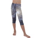 Spiral Galaxy Kids  Lightweight Velour Capri Leggings  View1