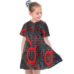 Tech - Red Kids  Sailor Dress by ExtraAwesomeSauce