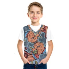 Chinese Phoenix Kids  Basketball Tank Top by ExtraAwesomeSauce