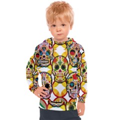 Sugar Skulls Kids  Hooded Pullover by ExtraAwesomeSauce