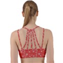 Christmas Snowflakes Line Them Up Sports Bra View2