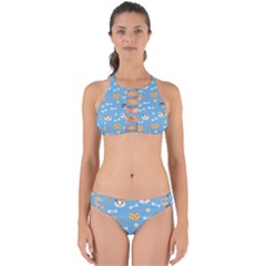 Cute Cat Pattern Perfectly Cut Out Bikini Set by ExtraGoodSauce