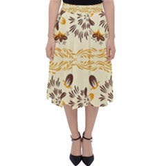 Decorative Flowers Classic Midi Skirt by Eskimos