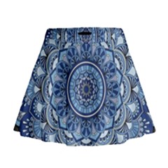 Mandela Flower Mini Flare Skirt by ExtraAwesomeSauce