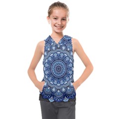 Mandela Flower Kids  Sleeveless Hoodie by ExtraAwesomeSauce