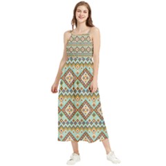 Native American Pattern Boho Sleeveless Summer Dress by ExtraAwesomeSauce