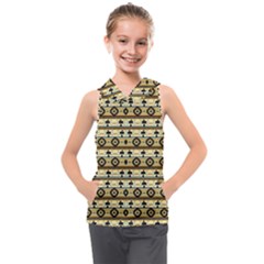 Native American Pattern Kids  Sleeveless Hoodie by ExtraAwesomeSauce