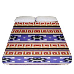 Native American Pattern Fitted Sheet (california King Size) by ExtraAwesomeSauce