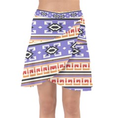 Native American Pattern Wrap Front Skirt by ExtraAwesomeSauce