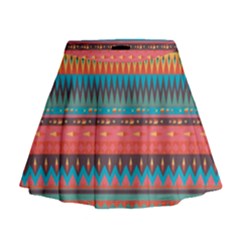 Native American Pattern Mini Flare Skirt by ExtraAwesomeSauce