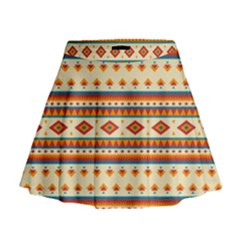 Native American Pattern Mini Flare Skirt by ExtraAwesomeSauce