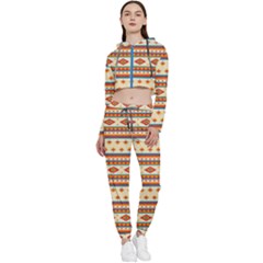 Native American Pattern Cropped Zip Up Lounge Set by ExtraAwesomeSauce