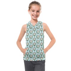 Summer Pattern Kids  Sleeveless Hoodie by ExtraAwesomeSauce