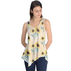 Sunflowers Pattern Sleeveless Tunic by ExtraAwesomeSauce