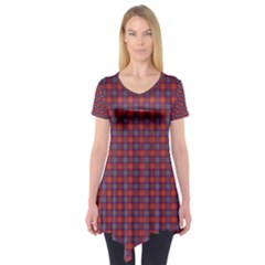 Tartan Pattern Short Sleeve Tunic  by ExtraAwesomeSauce