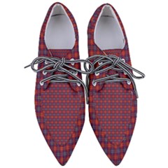 Tartan Pattern Pointed Oxford Shoes by ExtraAwesomeSauce